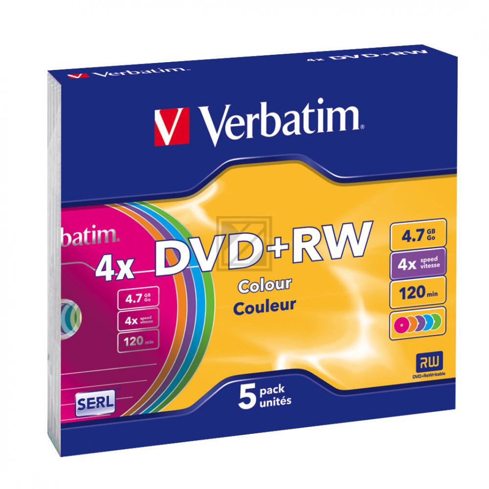 Verbatim DVD-RW 4,7GB 4 x Slim Case