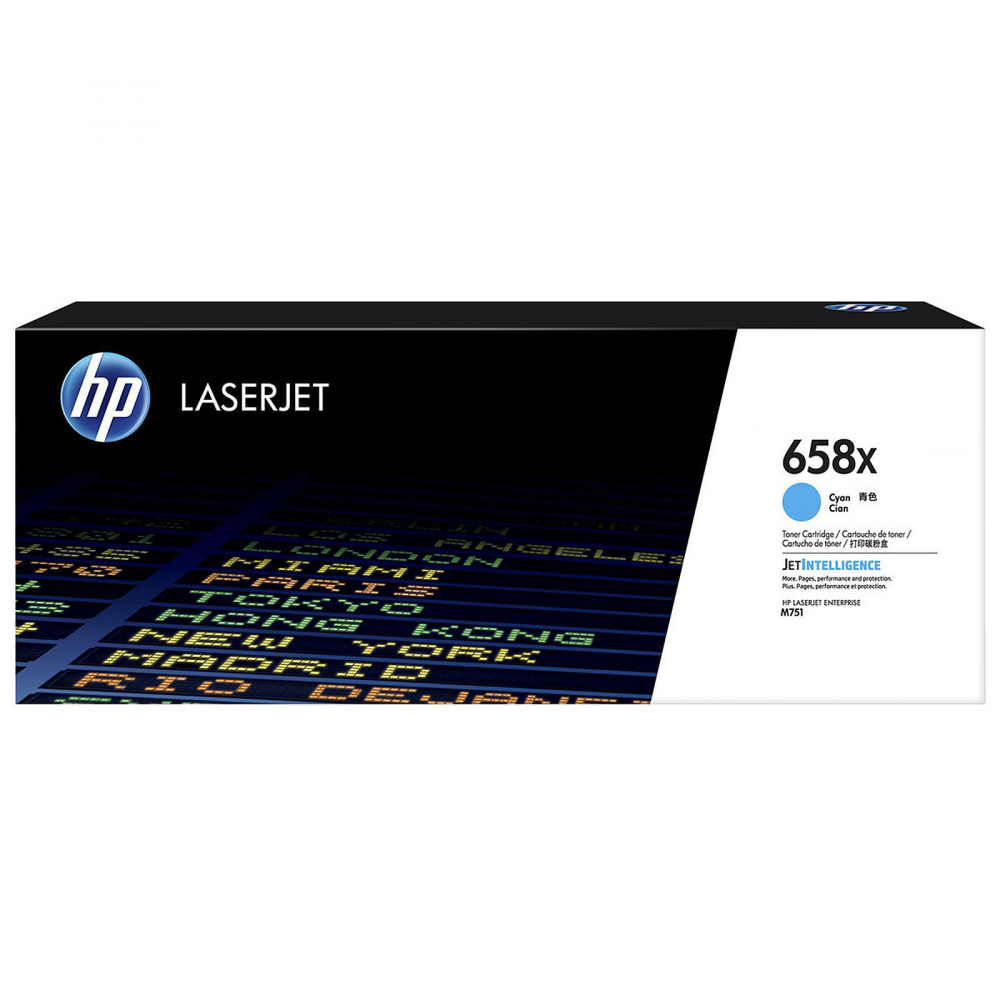 HP Toner cyan HC 658X