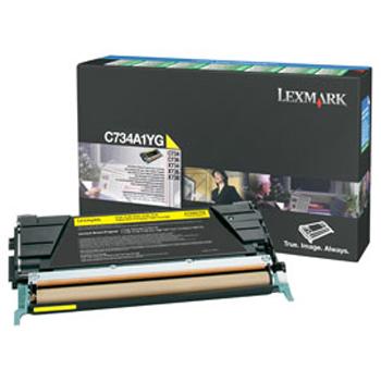 LEX Toner yellow return C 734 Dn/Dtn/Dw/N / x 734 De
