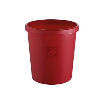 Helit Papierkorb 18 l rot H: 320 mm DM: 310 mm