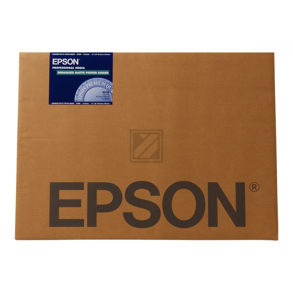 Epson Enhanced Matte Posterboard 30" x 40" 5 Seiten weiß (C13S041599)