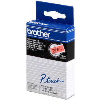 Brother P-Touch 12 mm O-Blk orange-black 6,7 m laminiert