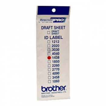 Brother Stempeletiketten schwarz/weiß (ID-1438)