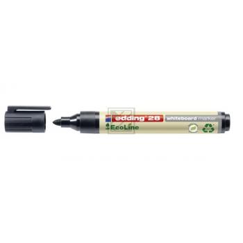 edding 28 Whiteboardmarker EcoLine schwarz Rundspitze 1,5-3 mm
