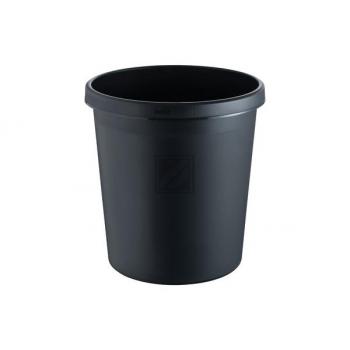 HELIT Papierkorb H6105895 schwarz 18lt