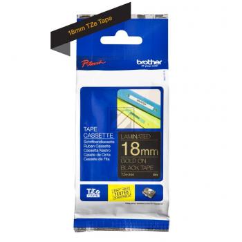Brother P-Touch 18 mm Blk-Go black-gold 8 m laminiert