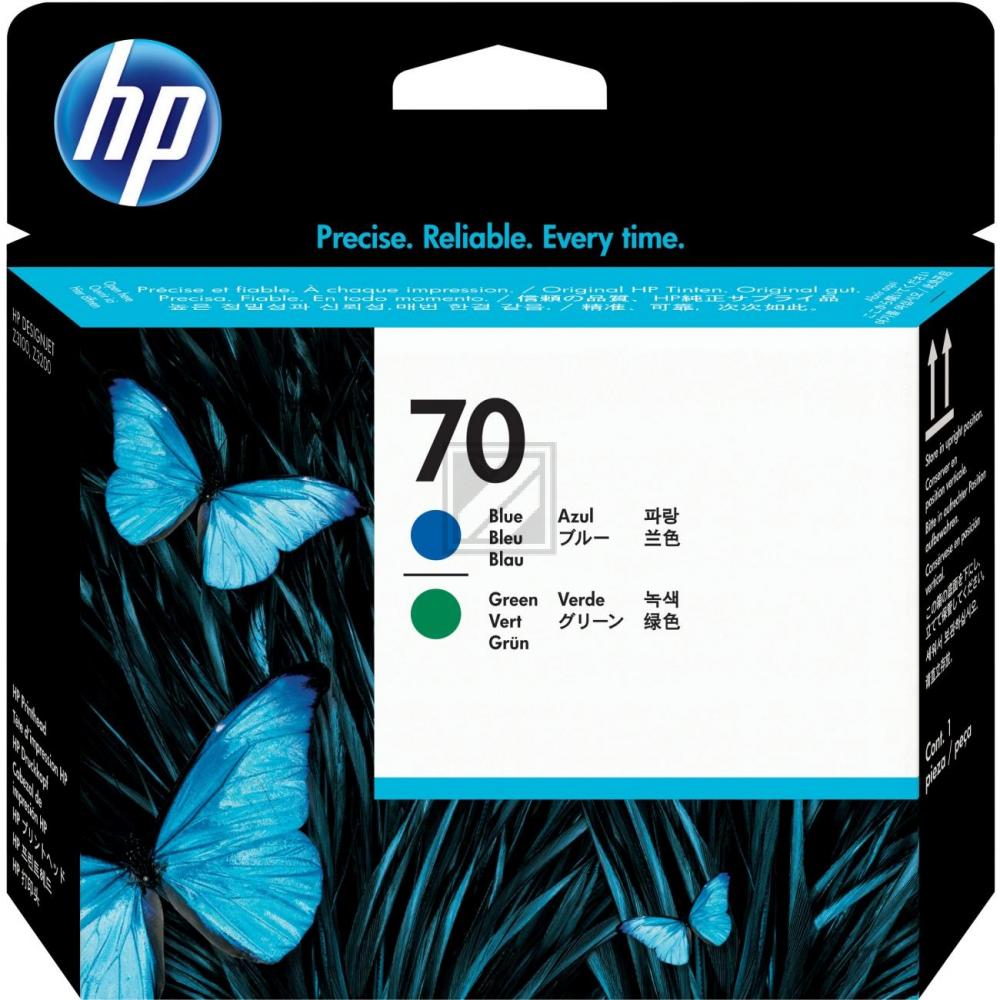 HP 70 Druckkopf blue+green Designjet Z 3100
