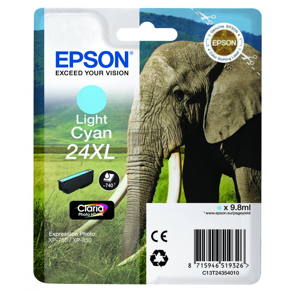 Epson T2435 Tinte cyan light H