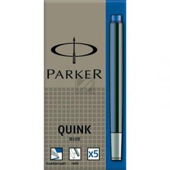 Parker Tintenpatronen Quink Z44 blau Inh.5 Stk.