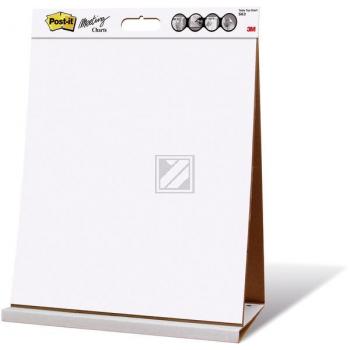 Post-It Meeting Chart Table Top weiß