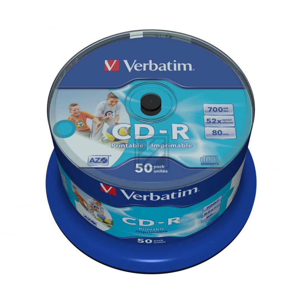 Verbatim CD-R 80min/700MB 52 X Inh.50 Spindel