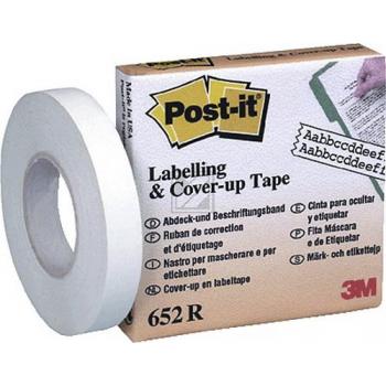 Post-It Abdeckband weiß 8 mm x 17,7 m abloesbar
