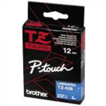 Brother P-Touch 12 mm B-Wh blue-white 8 m laminiert