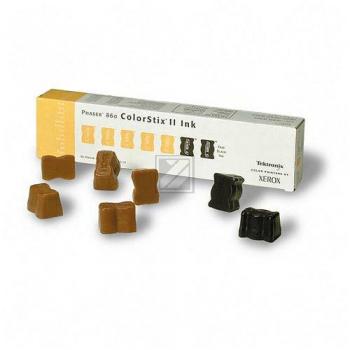 Tektronix Colorstix 5 x gelb, 2 x schwarz (016-1905-01)