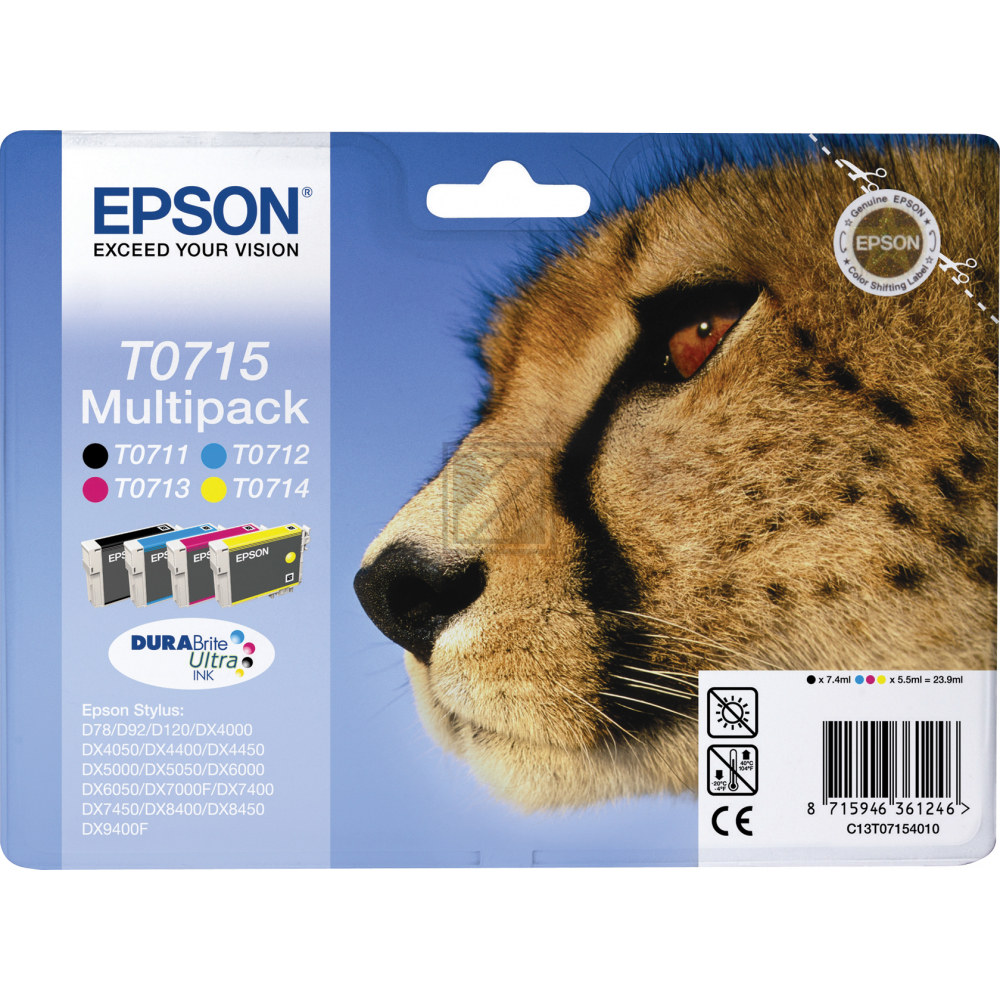 EPSON Tinte (4) cmyk DX 4000