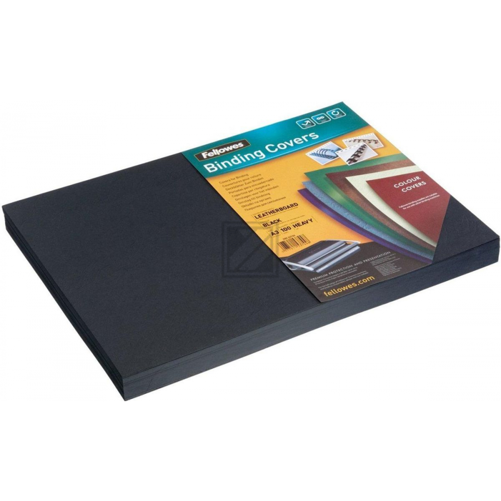 Fellowes Deckblatt Delta A3 Lederstruktur schwarz (5374401)