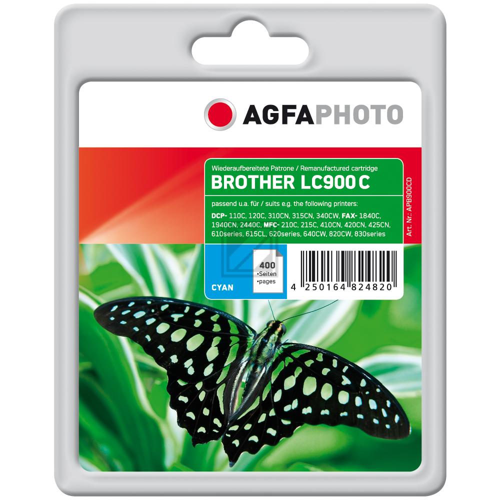 Agfaphoto Tintenpatrone cyan (APB900CD) ersetzt LC-900C