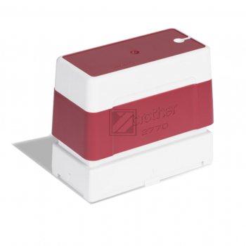 Brother Stempelautomat inklusive Stempelplatte 6 x rot (PR-2770R6P)