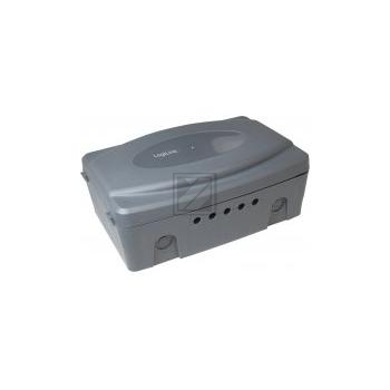 LogiLink wetterfeste IP54, Außen-Elektronikbox grau