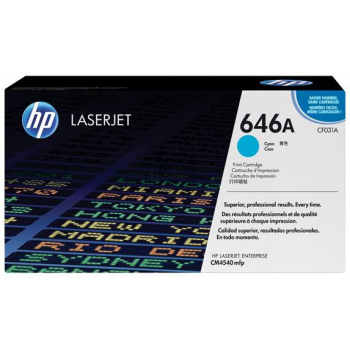 HP 646A Toner cyan Color LaserJet Enterprise CM 4540MFP