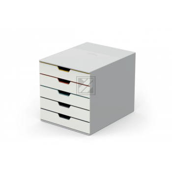 DURABLE Box VARICOLOR Mix 5 5 A4-C4 762527 farbig Fächer