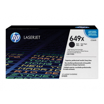 HP 649X Toner black HC Color LaserJet CP 4525
