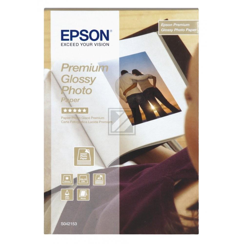 EPSON Photo Papier 10 x 15 255 g/qm glossy Inh.40