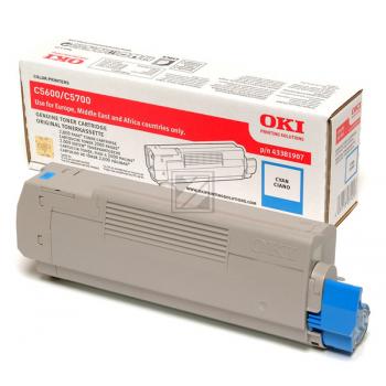 Oki Toner cyan C 5600/5700