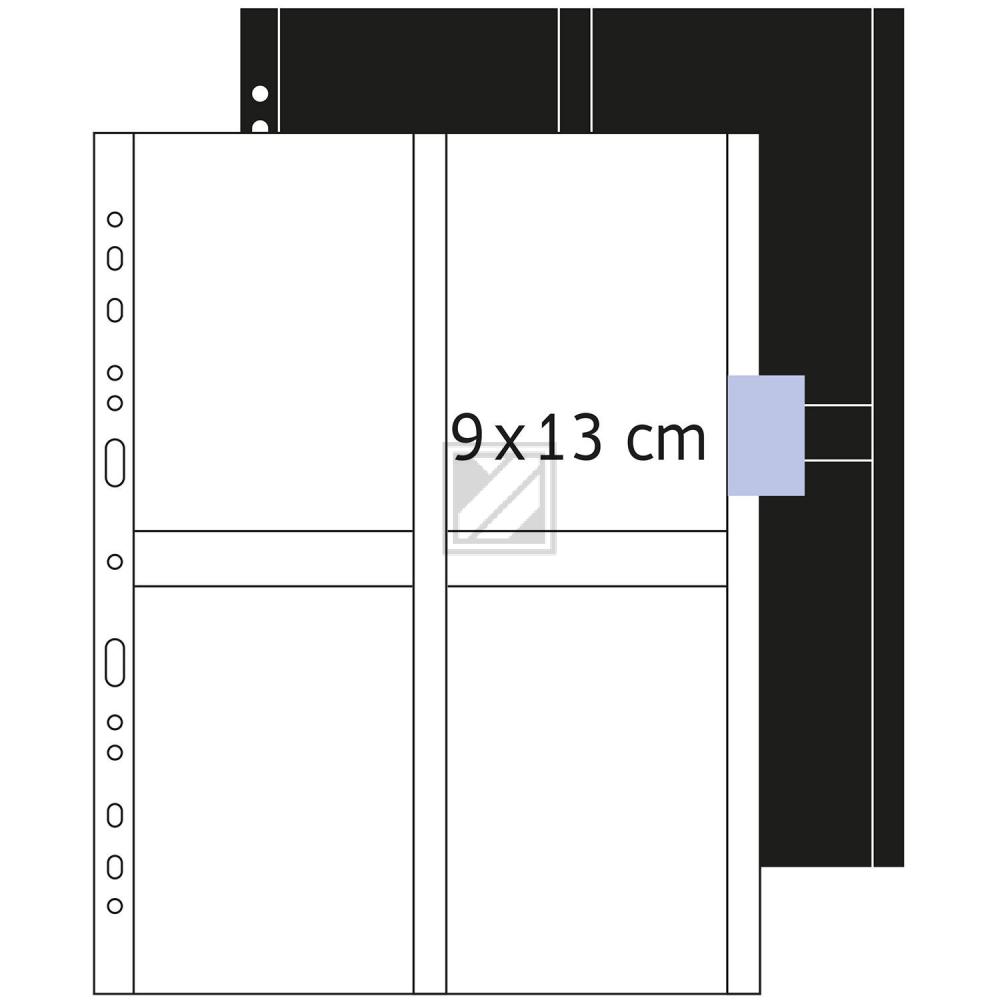 Herma Fotosichthüllen weiß 90 x 130 mm hoch Inh.250 Hüllen