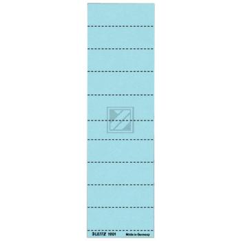 Leitz Beschriftungsschilder blau Inh.100 60 x 21 mm 120 g/qm für