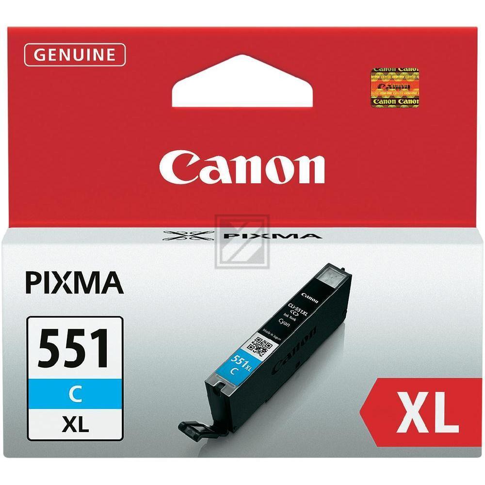Canon 551XL Tinte cyan Pixma IP 7250